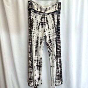 Fold Over Flare Leg Comfy Legging Yoga Pants